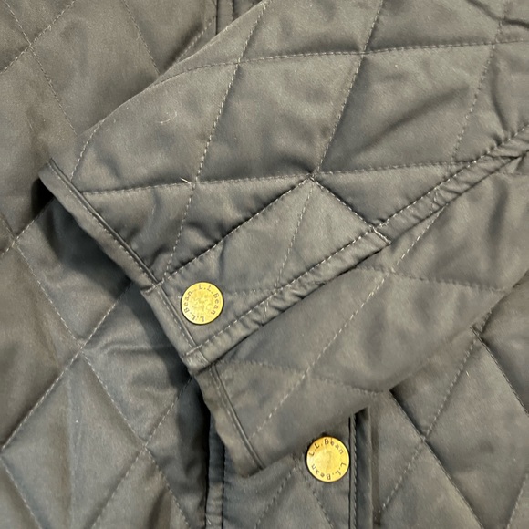Navy Blue LLbean Quilted Riding Jacket - Picture 4 of 4
